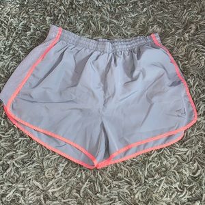 Pink workout shorts